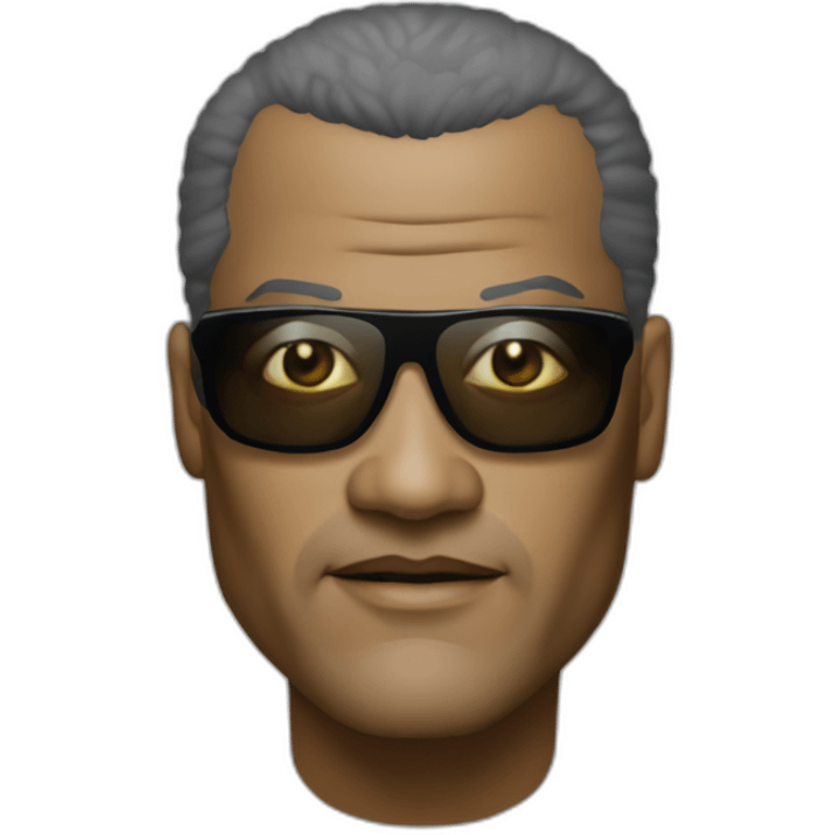 Morpheus, Lawrence fishburne from the matrix emoji