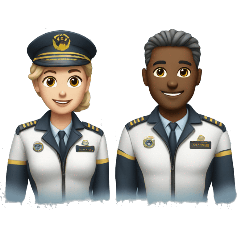 Pilot couple emoji