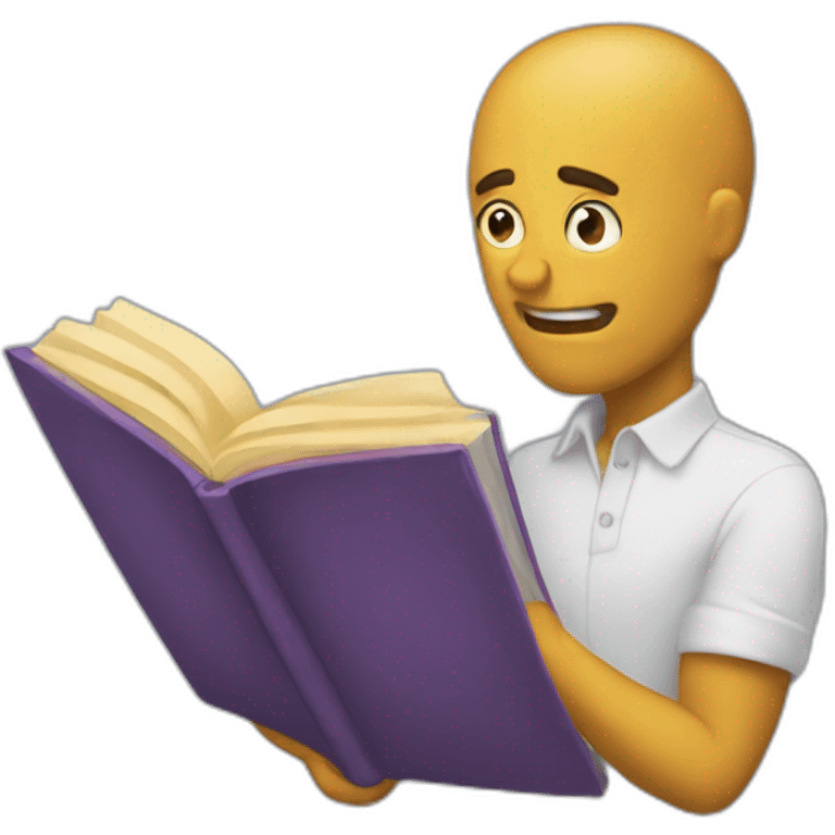 book reading reaction emoji