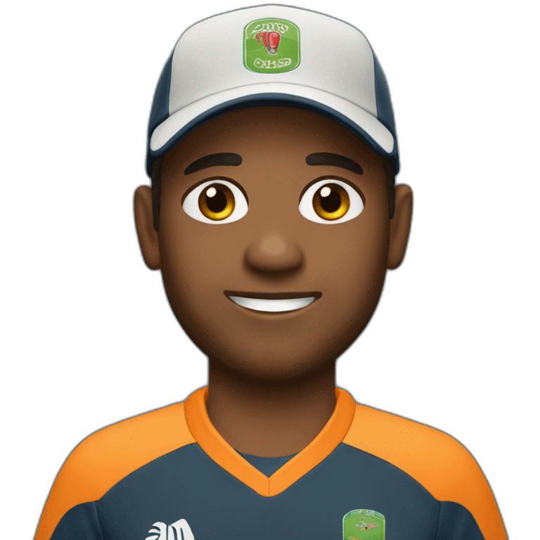 young cricket coach emoji