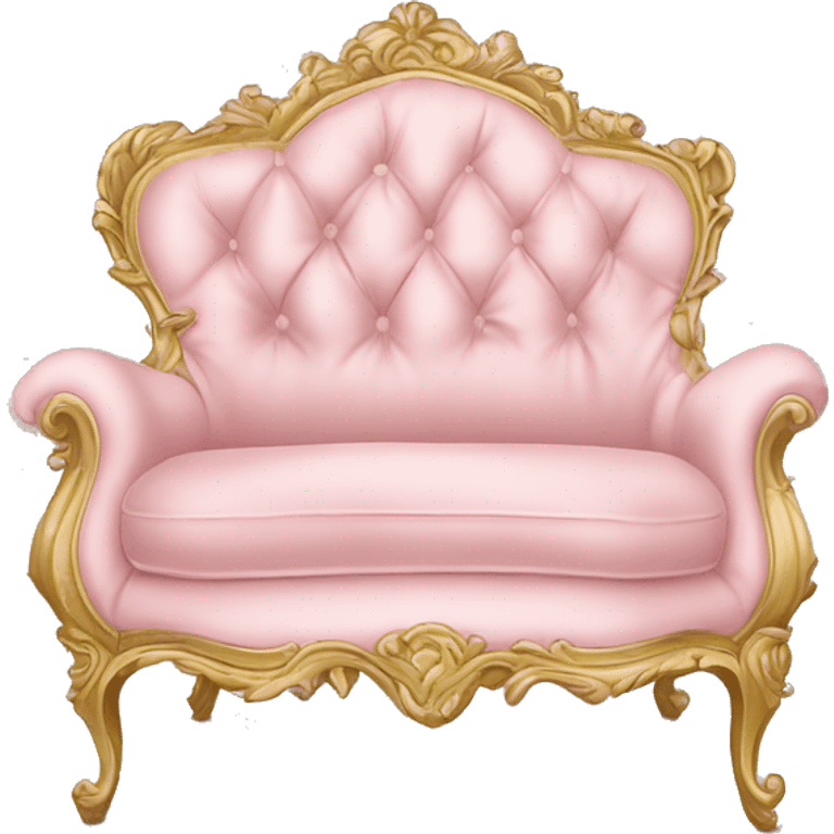 vintage pale pink rococo boudoir emoji