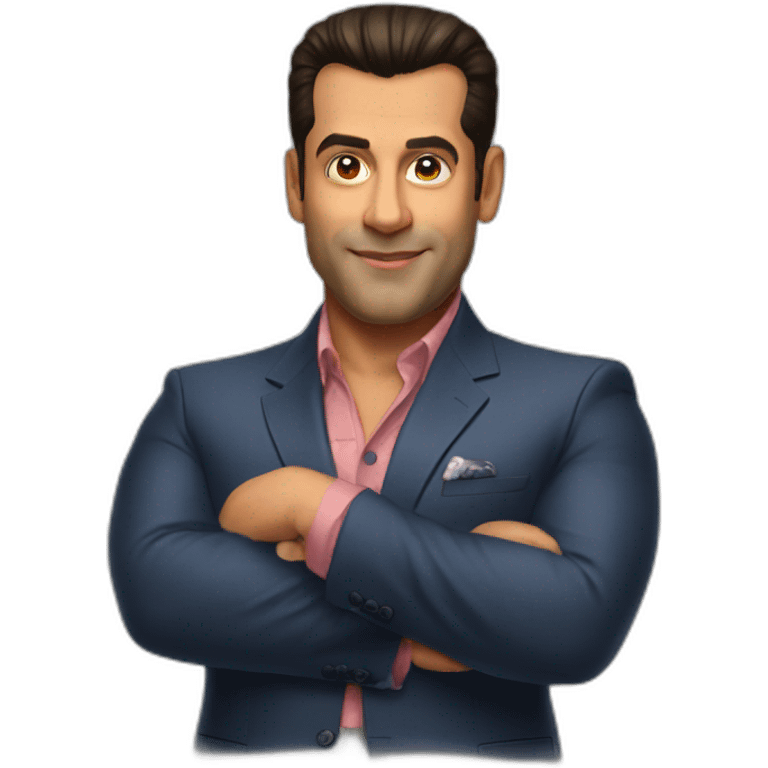 Salman Khan in blazer emoji