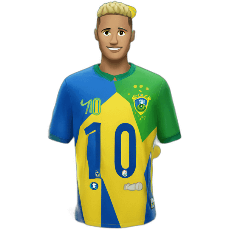 neymar brazil shirt emoji