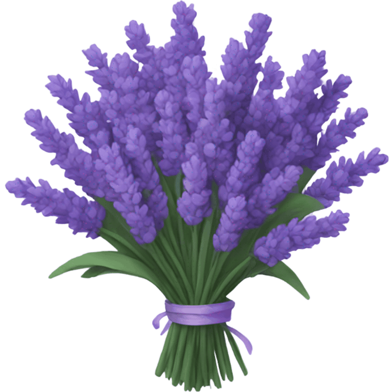 lavender bouquet emoji