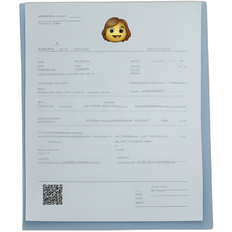 licence document emoji