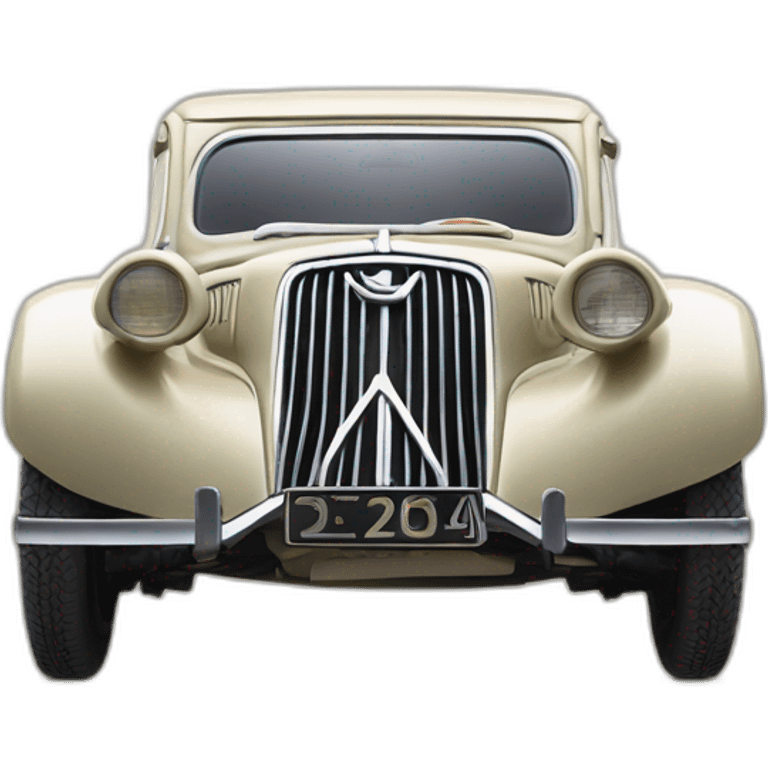 Citroen traction calandre emoji