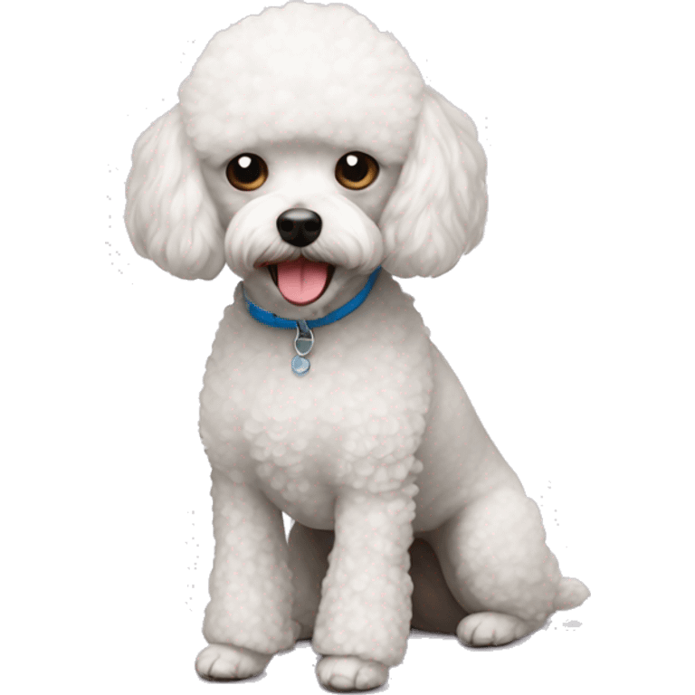 White toy poodle emoji