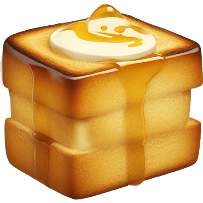 Honey toast  emoji