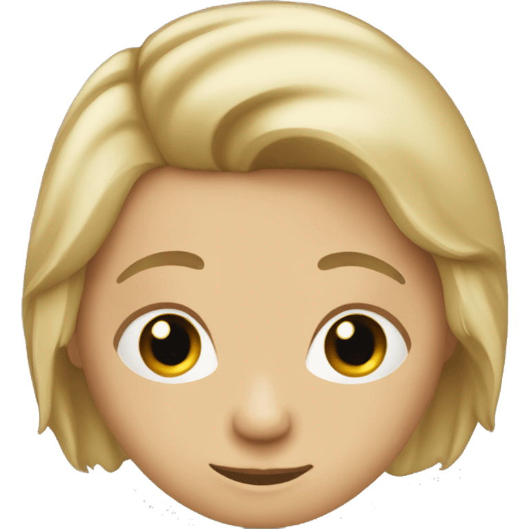 White person with dirty blond hair emoji