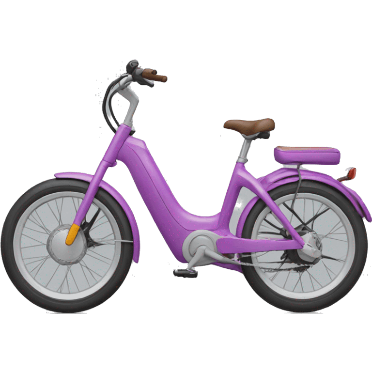 woman in electric bicycle emoji