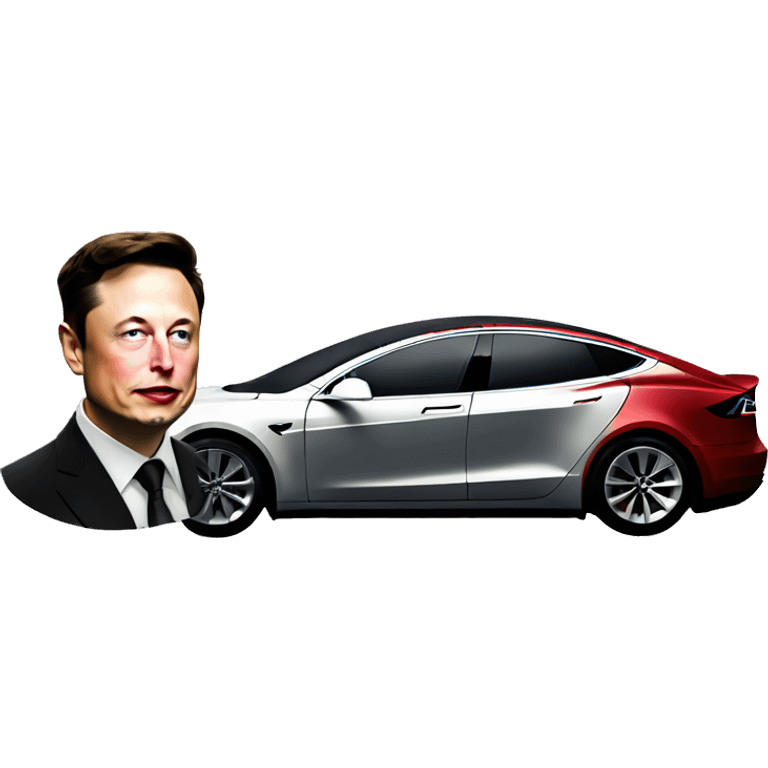 elon musk met tesla emoji