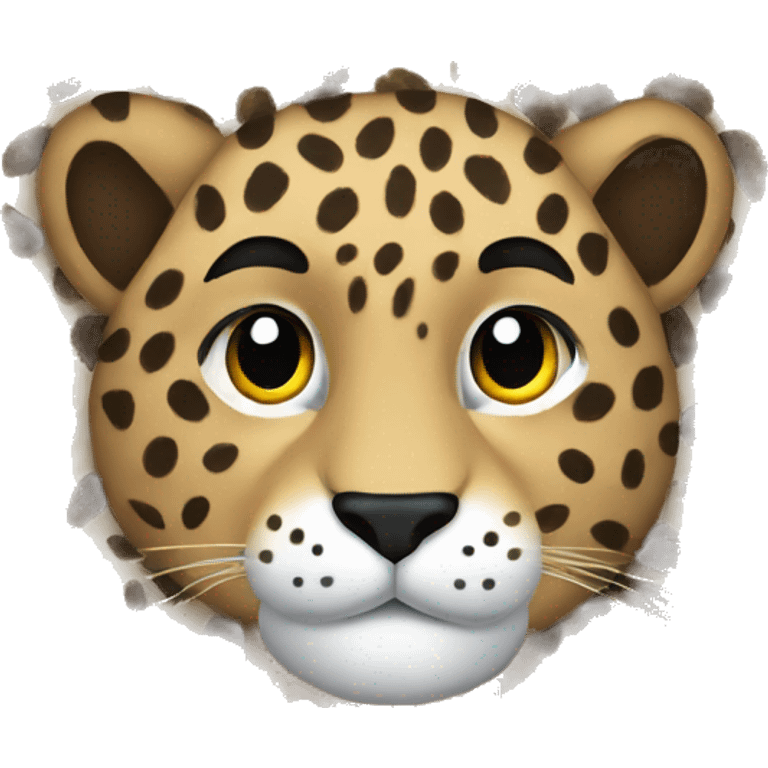 Leopard blanket  emoji