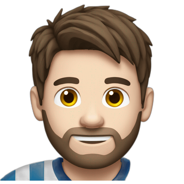 Messi football player emoji