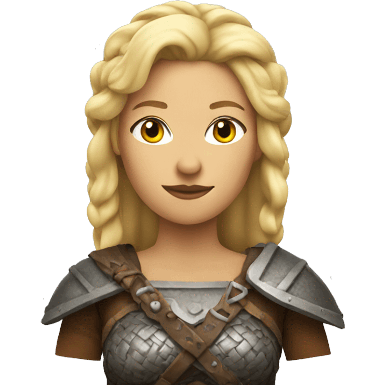 Blonde Vikings woman  emoji