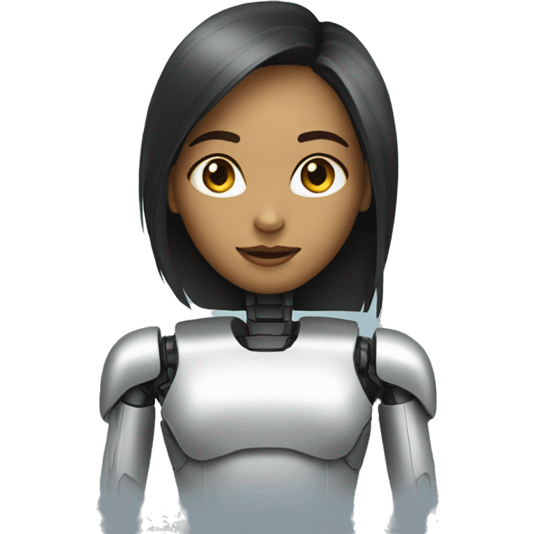 robot woman lap emoji