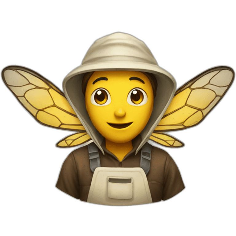 the beekeeper emoji