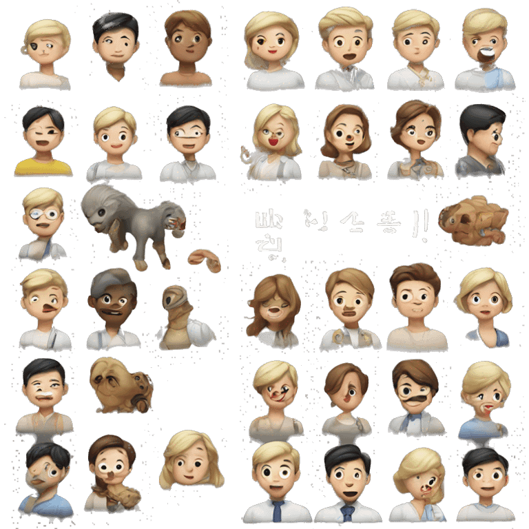 안경을 쓴 수학 선생님 emoji