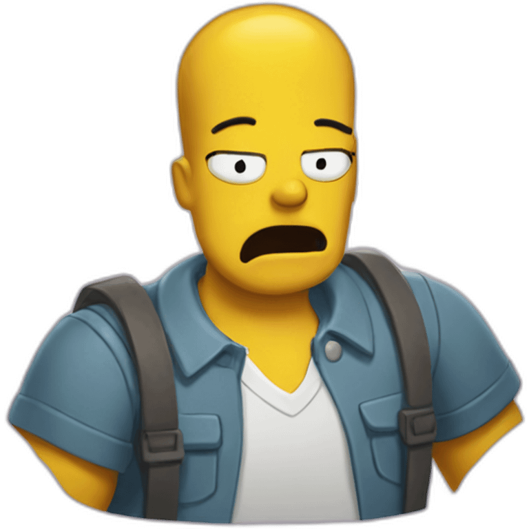 character from the Simpsons universe emoji