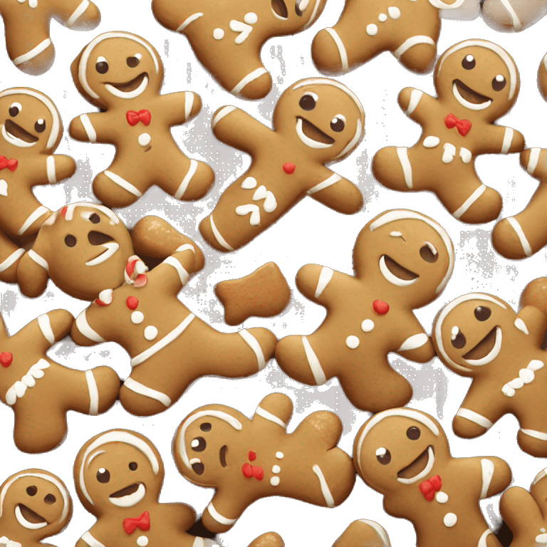 cute gingerbread emoji