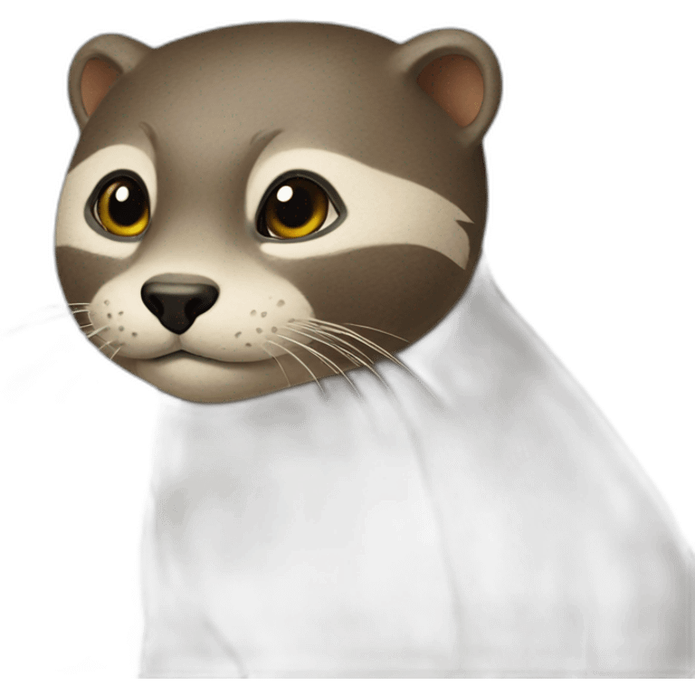 Chat sur loutre emoji