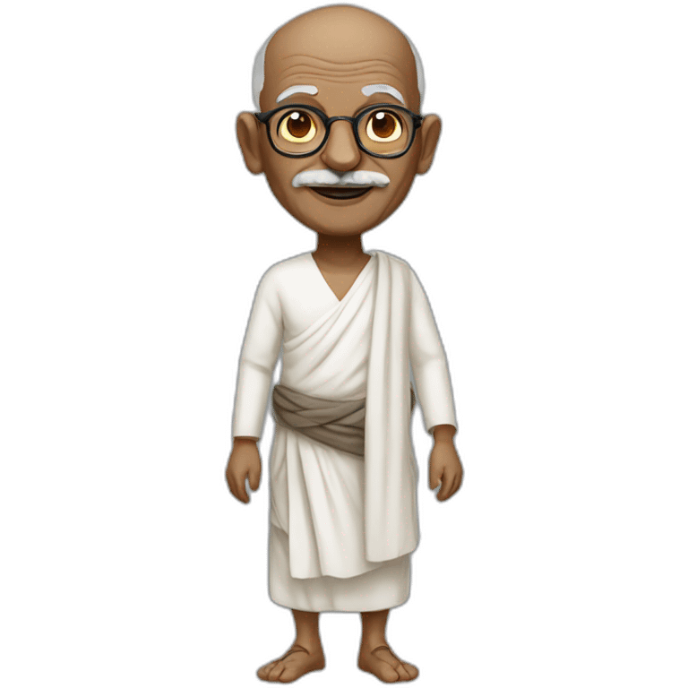 gandhi full figure emoji