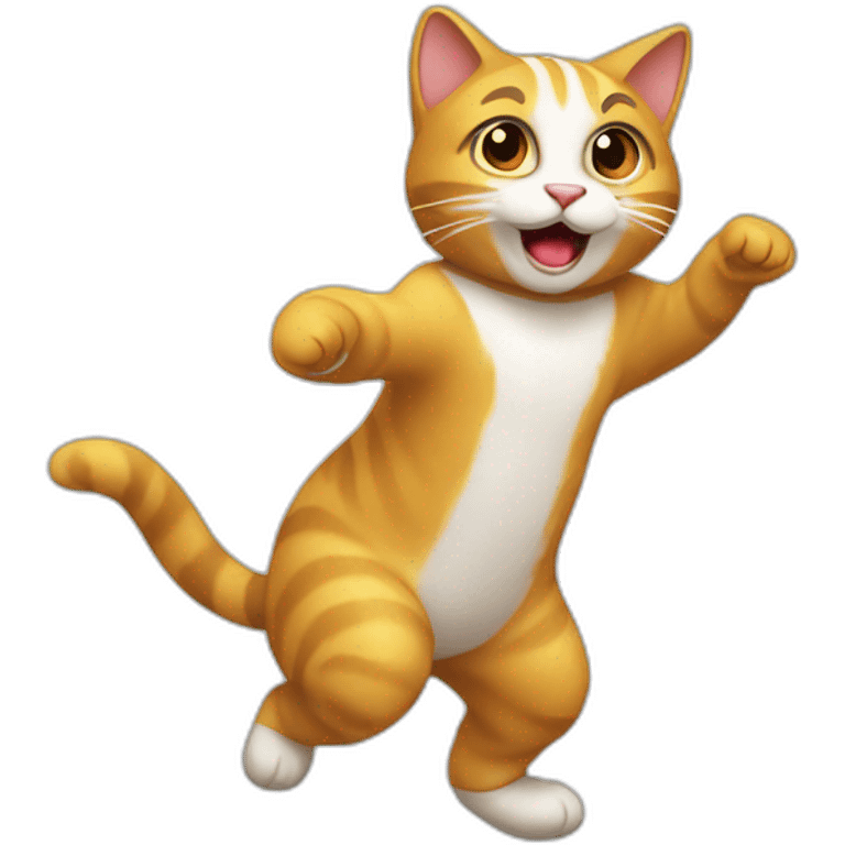 gato bailando emoji