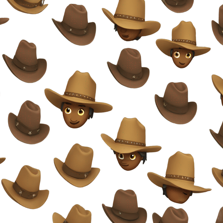 Horse with cowboy hat emoji