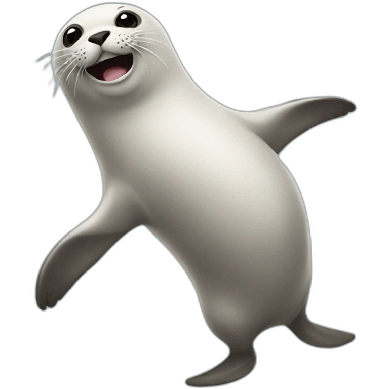 Dancing-seal emoji