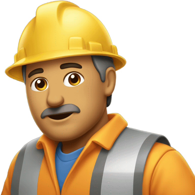 Ruido de una construcción  emoji