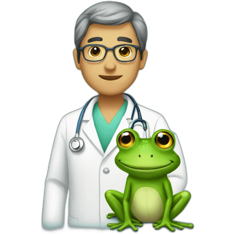 frog doctor emoji