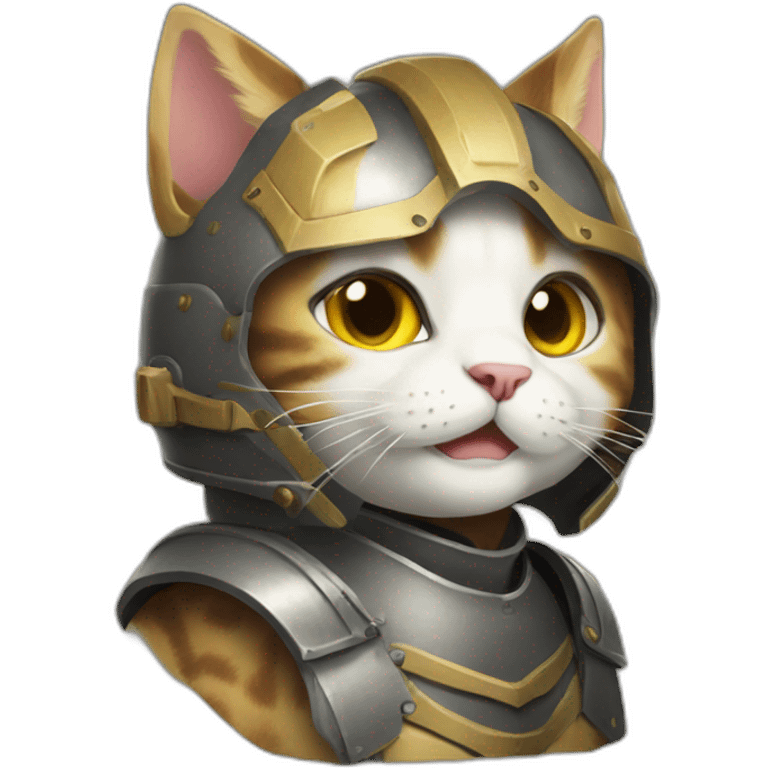 armored cat emoji