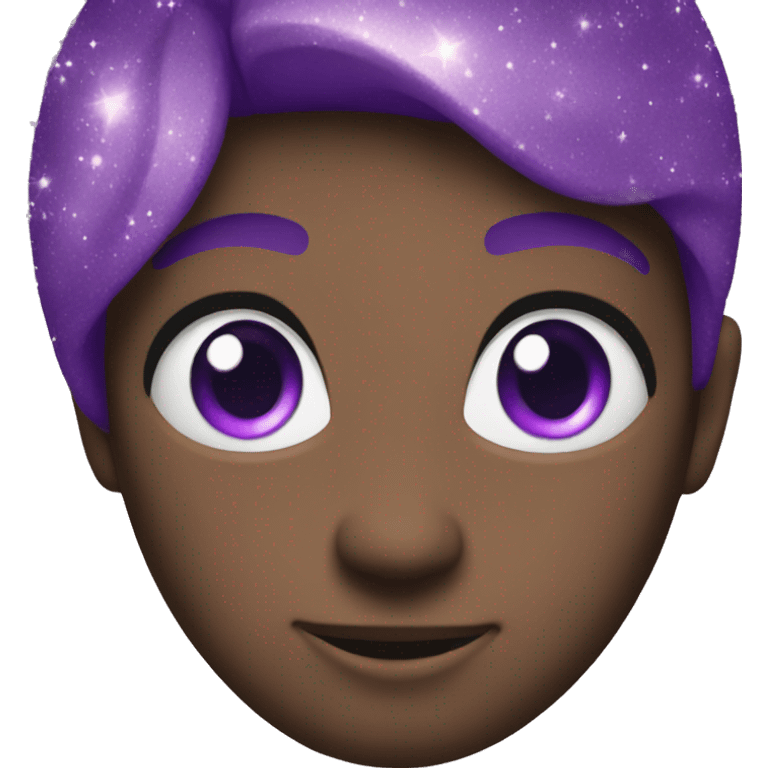 Purple sparkles emoji