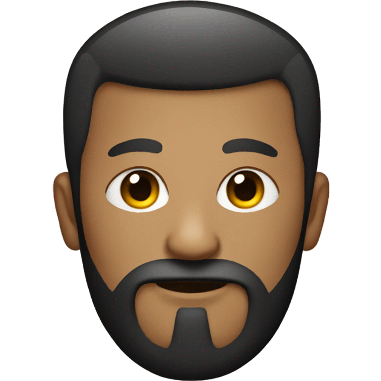 Man with a beard and a black Mohawk and a septum in nose  emoji