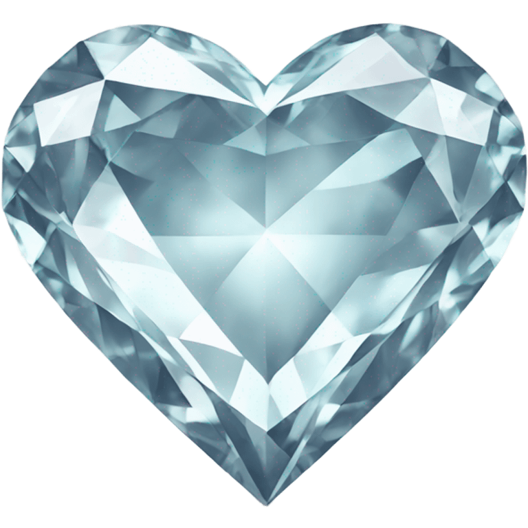 Heart shaped diamond shining emoji