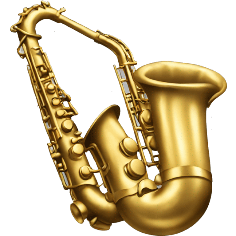 jazz saxophone gold emoji