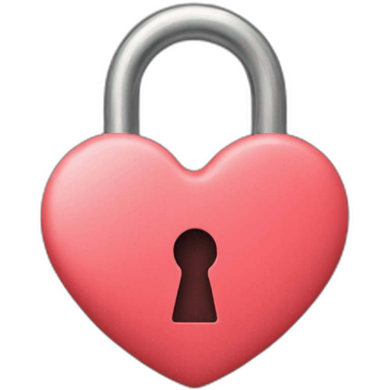 heart shaped lock emoji