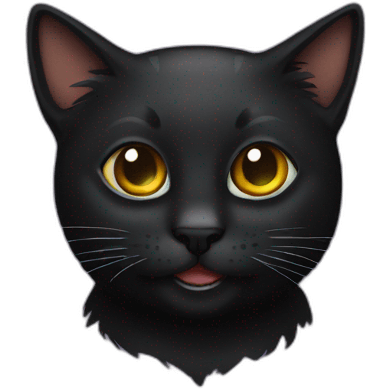 blac cat halloween emoji