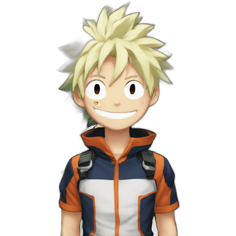 Bakugo my hero academia neutral emoji