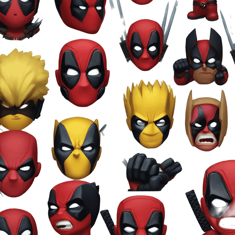 Deadpool and wolverine emoji