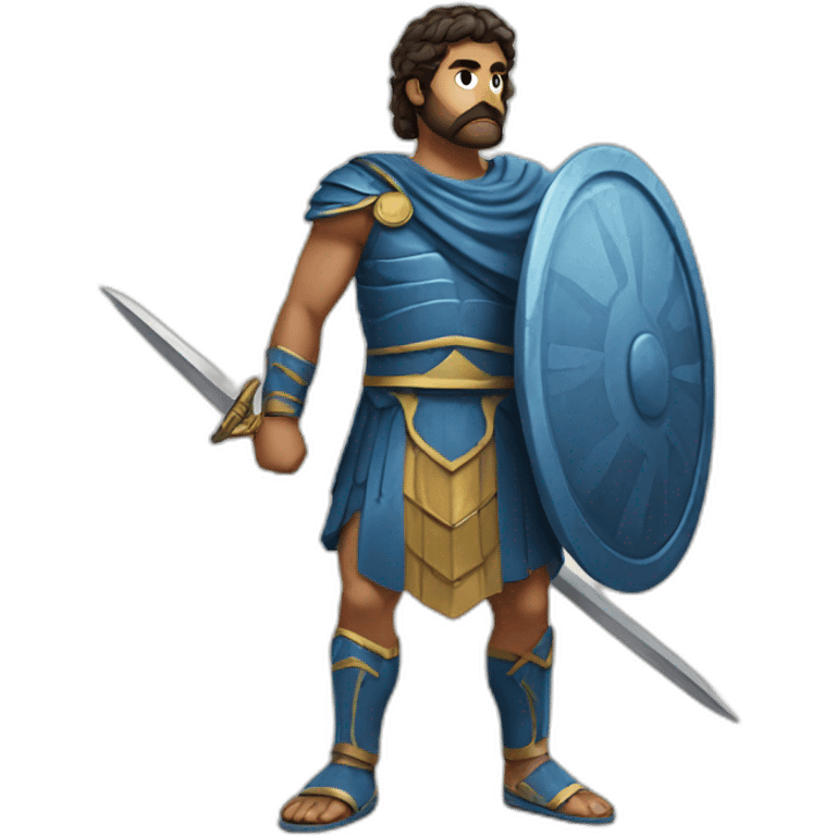 Greek warrior emoji