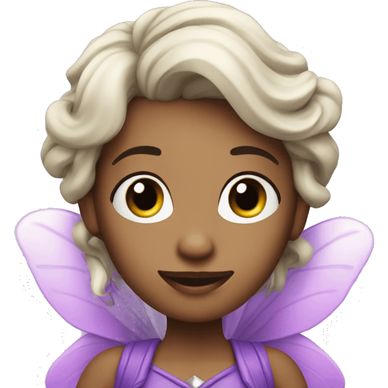 create a fairy in purple colors that saves youtube channels and her name SubSub
 emoji