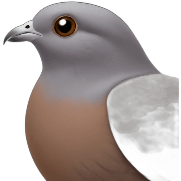 Brown Pigeon emoji