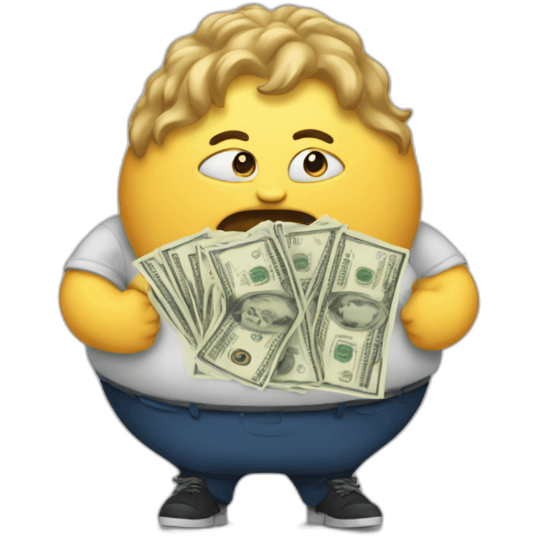 fat with cash emoji