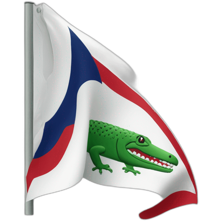 Flag lacoste logo emoji