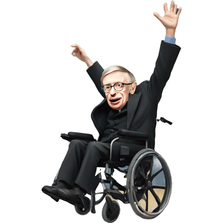 stephen hawking dancing  emoji