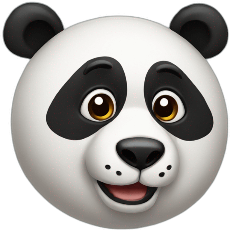 rolling panda emoji