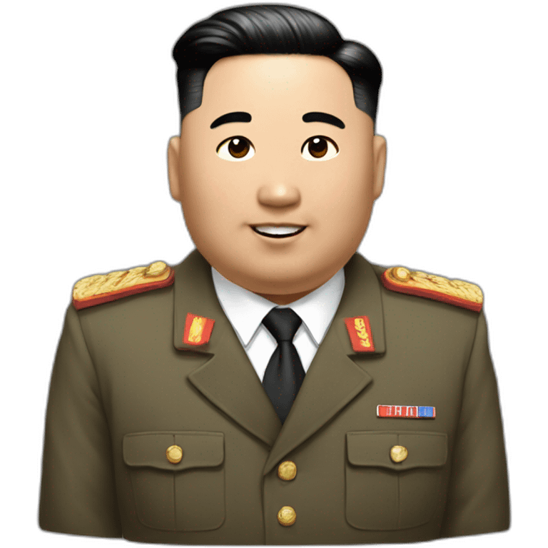 Kim Jung Un in love emoji