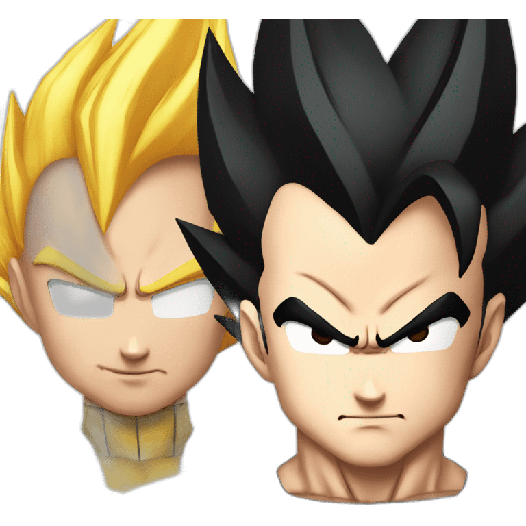 Kakarot and vegeta emoji