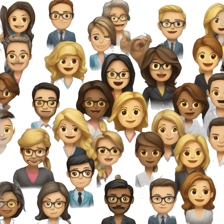 Group of teachers emoji