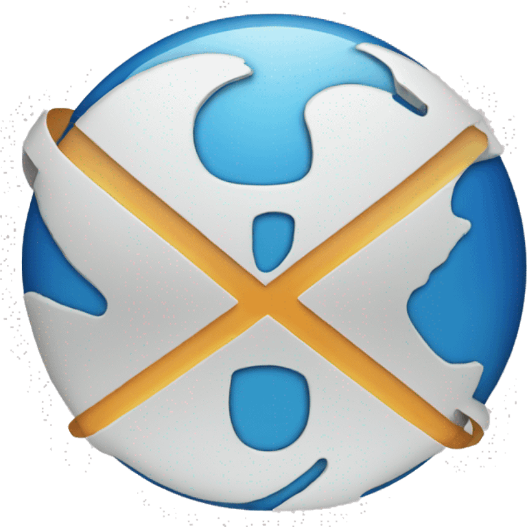 Internet Explorer Logo  emoji